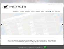 Tablet Screenshot of koirakuvat.fi